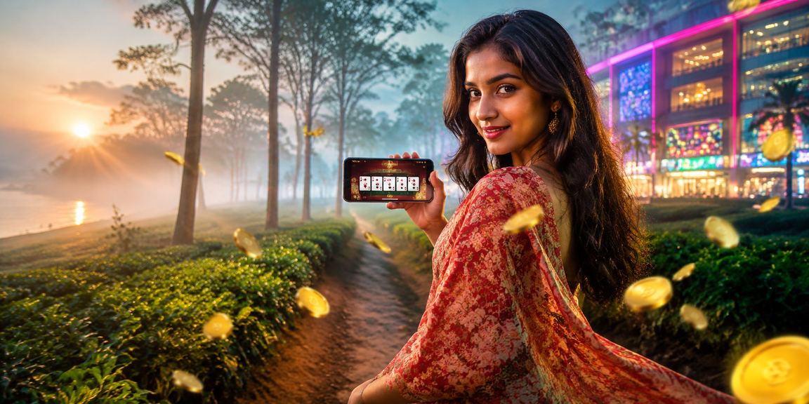 সিলেটের চা বাগানে মোবাইলে স্পোর্টস বেটিং উপভোগ করছেন ব্যবহারকারী